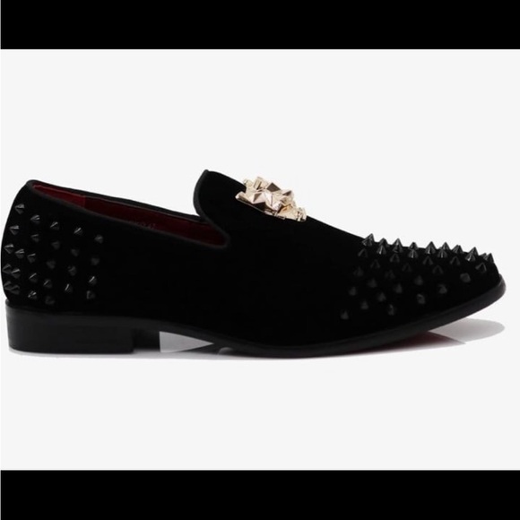 MEN'S VELVET SHOES: STYLISH SLIP-ON LOAFERS 8.5 - Picture 4 of 12